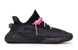 Кроссовки Adidas Yeezy Boost 350 V2 Lifestyle Shoes Unisex Low-top Black/Pink, черный/розовый hq4540(team80-男女同款誓言玫瑰粉s-box) | black/pink