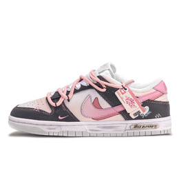 Кроссовки Nike Dunk Skateboarding Shoes Unisex Low-top Black/pink, черный/розовый hf0730-160(teamm-心悸入场劵) | black/pink
