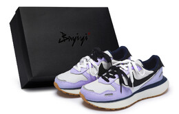 Кроссовки женские Phoenix Waffle Running Shoes Low-top Фиолетовый/белый/черный Nike fz3600-072(team80-女心动讯号紫s-box) | purple white black