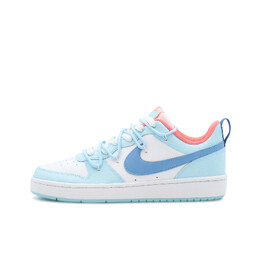 Кроссовки Nike Court Borough Skateboard Shoes Women's Low-Top Blue bq5448-112（team327-冰冰夏日） | lake blue