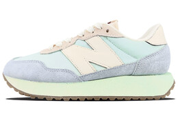 Кроссовки New Balance NB 237 Lifestyle Shoes Unisex Low-top Green/Blue, мятно-зеленый ms237sb(team220-薄荷牛奶冰) | mint green