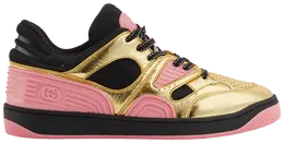 Кроссовки Gucci Wmns Basket 'Black Gold Pink', черный 725905 aabb8 8047 | black