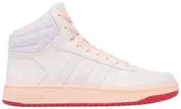 Кроссовки Adidas Wmns Hoops 2.0 Mid 'White Power Pink', белый fw9355 | white