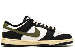 Кроссовки Nike Dunk Skateboarding Shoes Women's Low-top Black/white/green, черный cw1590-100(team300-女款绿野仙踪) | black