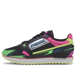 Кроссовки mile rider 'sunny getaway - electro green' Puma, черный 373443-02 | black