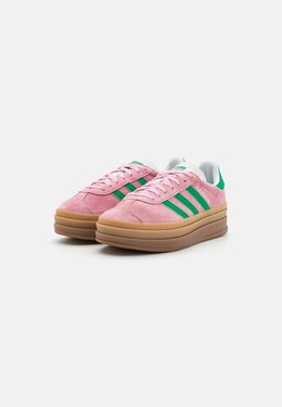 Кроссовки Adidas, розовый Gazelle Bold ad111a25a-j13 | true pink/green/cloud white