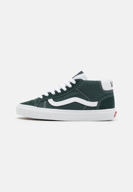 Высокие кроссовки Vans Mid Skool 37 Unisex, темная ель / настоящий белый va215n035-m12 | darkest spruce/true white