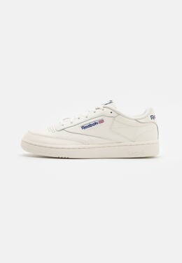 Кроссовки Reebok Club C 85 Unisex, мел / классический кобальт re015o0hk-a12 | chalk/classic cobalt