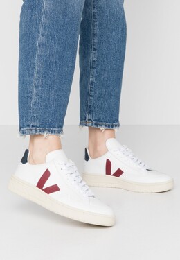 Кроссовки Veja V 12, экстра-белый / марсала vj211a00z-a11 | extra white/marsala/nautico