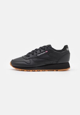 Кроссовки Reebok Classic Leather Unisex, основной черный / чисто-серый 5 re015o0gn-q12 | core black/pure grey 5
