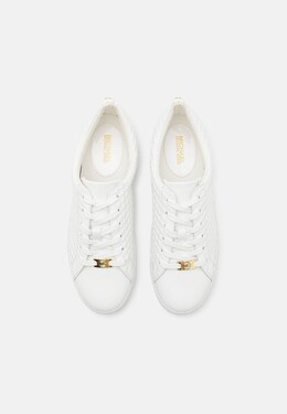 Кроссовки Keaton Lace Up Michael Kors, белый mk111a180-a11 | optic white