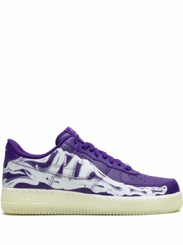 Кроссовки Nike Air Force 1 Low Skeleton, фиолетовый/белый cu8067500 | фиолетовый