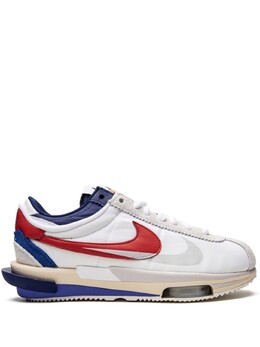 Кроссовки Nike х Sacai Cortez 4.0, белый/красный/синий dq0581 | белый
