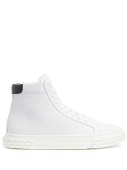 Giuseppe Zanotti высокие кеды на шнуровке, белый 1rs20028001 | белый