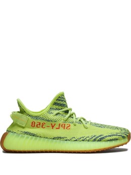 Кроссовки Adidas x Yeezy Boost 350 V2 Semi Frozen Yellow Adidas Yeezy, зеленый b37572 | зеленый