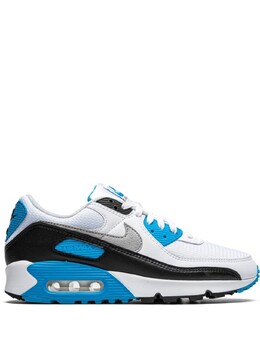 Кроссовки Nike Air Max 90, белый/синий/черный cj6779100 | белый