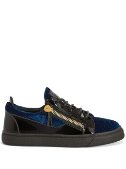 Кроссовки Giuseppe Zanotti Gail, черный/синий/золотой rw10066k16 | черный