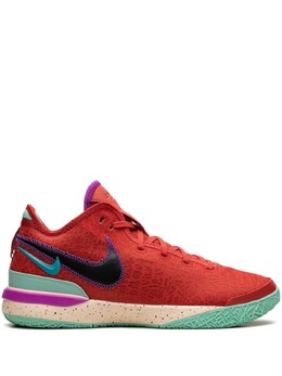 Кроссовки Nike LeBron NXXT, красный/светло-зеленый/черный dr8784 | красный