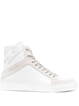 Zadig & Voltaire кроссовки High Flash со вставками, белый swsn00431 | белый