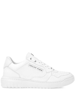Кожаные кроссовки с логотипом Philipp Plein, белый ladswsc2781ple075n | белый