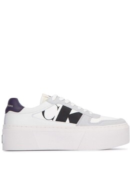 Calvin Klein кроссовки на платформе с логотипом и буквами, черный yw0yw01227 | черный