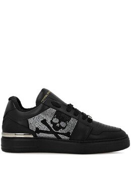 Philipp Plein кеды с кристаллами, черный aadsusc0627ple005n | черный