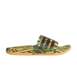 Adidas Кроссовки Wmns Adilette Comfort Sandal 'Semi Spark Tropical Print', зеленый ji2263 | semi spark tropical print