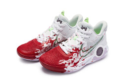 Кроссовки Nike KD Trey 5 IX Vintage Basketball Shoes Unisex Mid-top Red, белый/красный dj6922-100(team80-男女挥洒热血s-box) | white/red