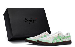 Кроссовки Onitsuka Tiger Advanti Skateboarding Shoes Unisex Low-top Green, зеленый 1183b799-101(team80-樱岛少女绿sbox) | white/green