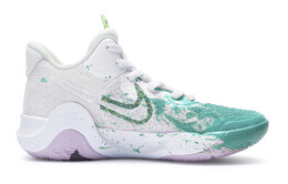Кроссовки Nike KD Trey 5 IX Vintage Basketball Shoes Unisex Mid-top Green, зеленый dj6922-100(team80-挥洒热血青绿s-box) | white/green