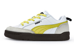 Кроссовки Puma Park Lifestyle Skateboarding Shoes Unisex Low-top Grey/yellow/white, белый/серый/желтый 397262-01(team80-男女同款奔流黄s-box) | white/gray/yellow
