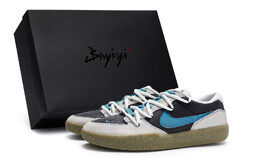 Скейтбордические кеды SB Force 58 Unisex Low-Top Lake Blue Nike cz2959-100(team80-水木明瑟湖蓝s-box) | ash black/lake blue