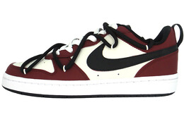 Женские кроссовки для скейтбординга Nike Court Borough Low, Dark Red bq5448-115（team110-变幻109sbox） | dark red