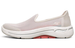 Кроссовки Go Walk Arch Fit Lifestyle женские с низким верхом розового/белого цвета Skechers 896018-nat