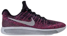 Кроссовки Nike Wmns LunarEpic Low Flyknit 2 'Hyper Punch Royal', черный 863780 015 | black