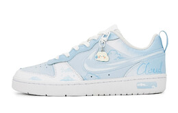 Кроссовки Nike Court Borough 2 Skateboard Shoes Women's Low-Top Blue, голубой bq5448-100（team317-昨日晴空） | light blue