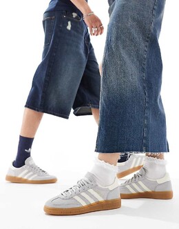 Adidas – Handball Spezial – Серые спортивные кроссовки на резиновой подошве 134169649 | kolorowy