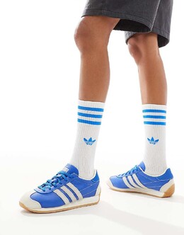 Adidas – Country OG – Бело-синие кроссовки 134859791 | niebieski/biały
