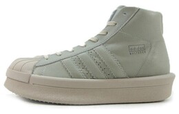 Кроссовки Rick Owens X Adidas Skateboarding Shoes Unisex High-top, светло-зеленый ba9765 | light green