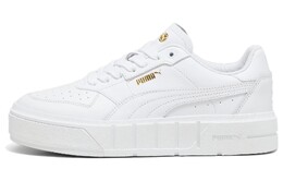 Кроссовки для скейтбординга CALI COURT женские с низким верхом, белый/золотой Puma 393802-05 | white gold