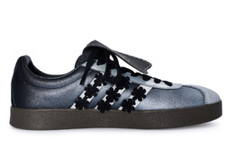 Кроссовки Adidas neo Vl Court Skateboarding Shoes Unisex Low-top Silver, черный/серебряный id6017(team80-男女同款黑天鹅) | black/silver