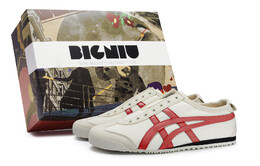 Кроссовки Onitsuka Tiger MEXICO 66 Lifestyle Shoes Unisex Low-top Marfil-red, красный 1183a360-205(team80麦田捕手红sbox) | marfil-red
