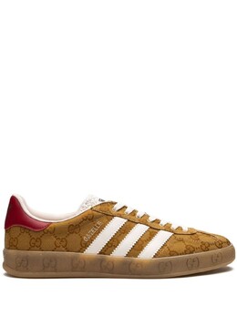 Adidas кеды Gazelle из коллаборации с Gucci, нейтральный цвет hq8850 | нейтральные цвета