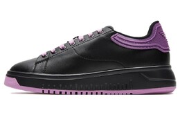 Кроссовки Emporio Armani Skateboarding Shoes Women's Low-top Black/Purple, фиолетовый x3x024xn825r295 | black/purple
