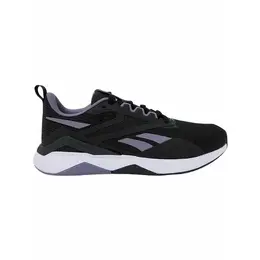 Кроссовки Reebok Nanoflex TR 2, полнота F, размер 7 US, черный/фиолетовый/белый 4671941953