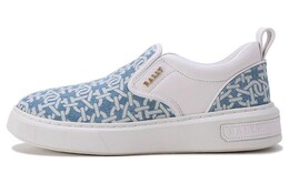 Кроссовки-слипоны с логотипом Bally 6300703 | 蓝色骨白色