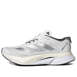 Кроссовки (WMNS) Adidas Adizero Boston 12 Running Shoes 'Cloud White Silver Metallic Grey Five', белый id6899 | cloud white / silver metallic / grey five