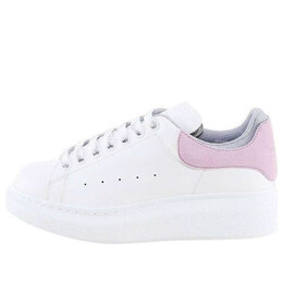 Кроссовки oversized low-top sneakers 'white pink purple' Alexander McQueen, белый 697103wibnh9859 | white/pink/purple