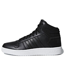 Кроссовки neo hoops 20 mid Adidas, черный b42100 | black/white