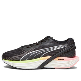 Кроссовки run xx nitro 2 'black koral ice' Puma, черный 378482-01 | black/koral ice/speed green/silver